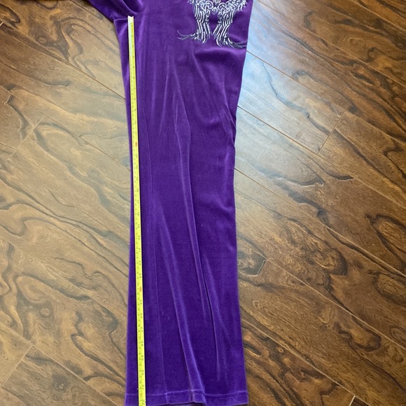 EUC purple velour track suit - Picture 15 of 16